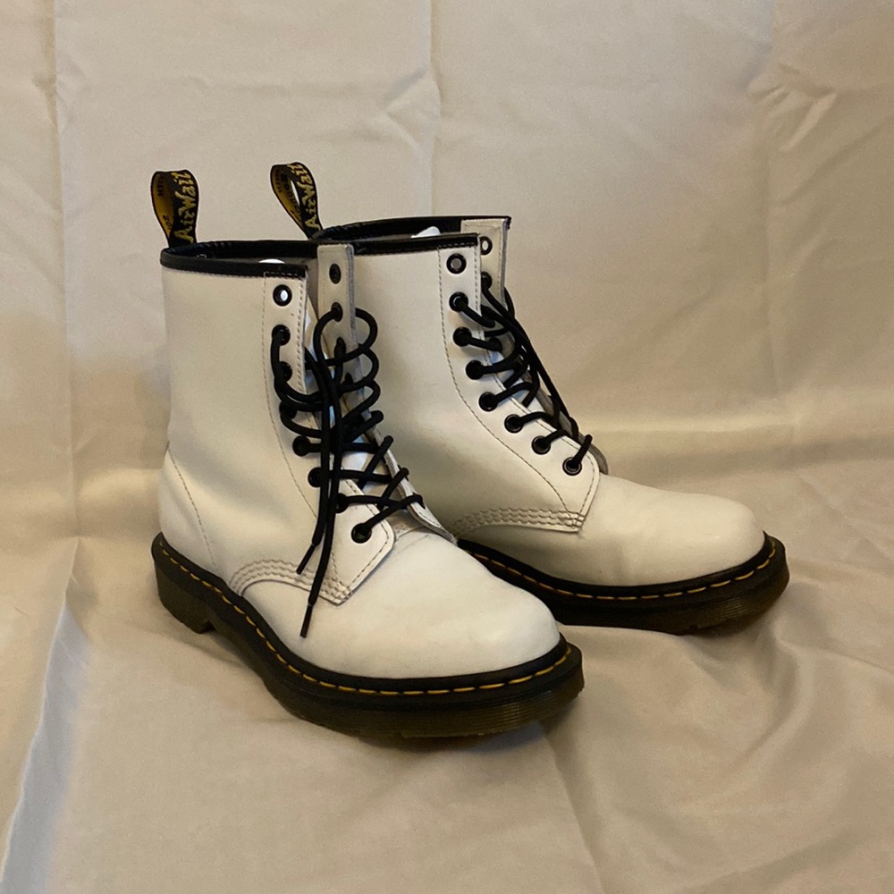 White Doc Martens, Size 8 women’s